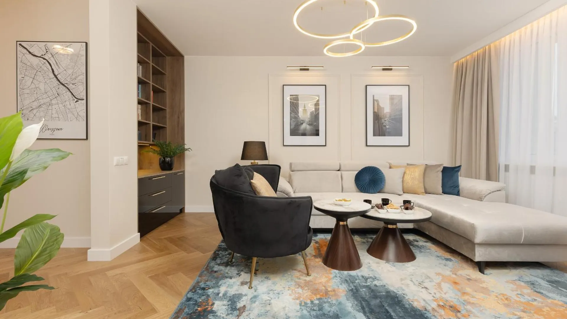 Lux Blue Moon Residence City Center Foksal By Renters Prestige Варшава Польша